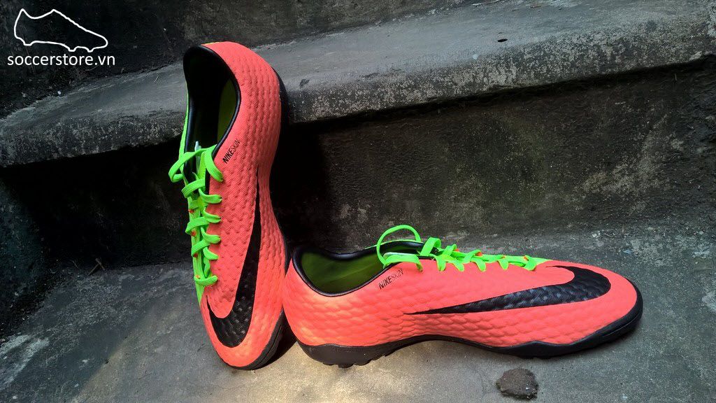 nike hypervenom phelon tf green